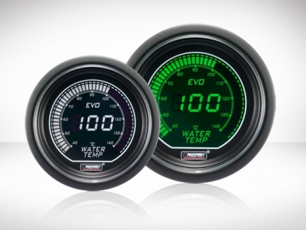 EVO Serie Water Temperature Gauge 52mm
