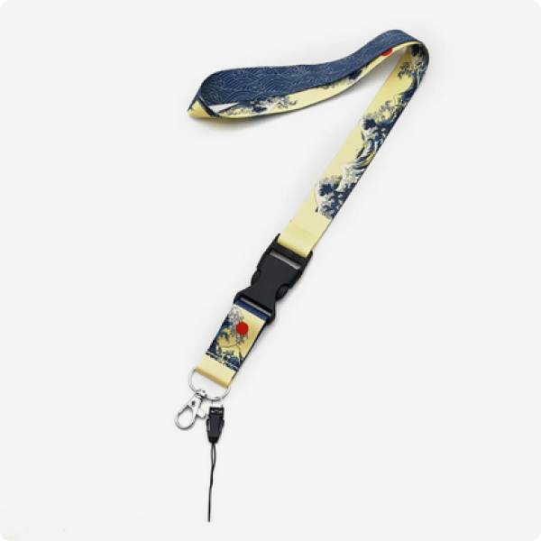 Schlüsselband Lanyard Japan Waves 56cm
