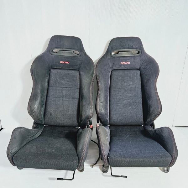 *SOLD* RECARO SR-3 Honda EK9 DC2 TypeR Seats Black Suede Leather