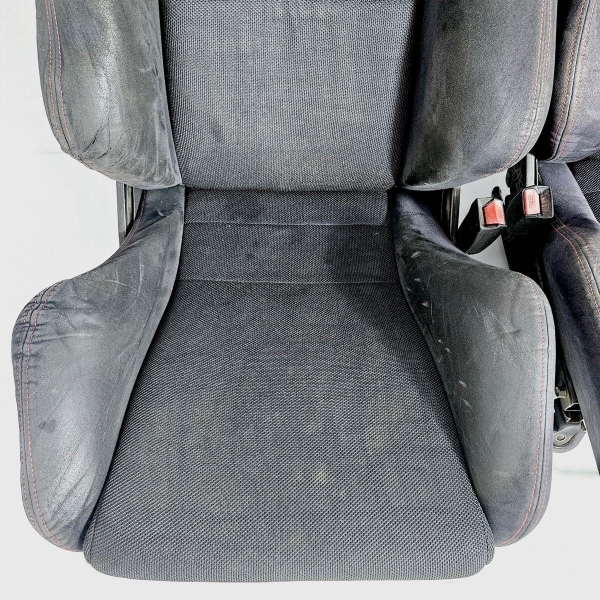 *SOLD* RECARO SR-3 Honda EK9 DC2 TypeR Seats Black Suede Leather