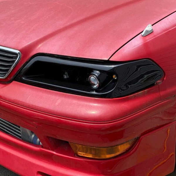 FRP Headlight Cover Toyota JZX100 Mark II + Lights