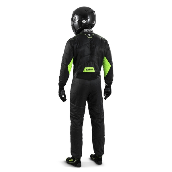 Sparco Sprint Racing Suit Black & Green FIA