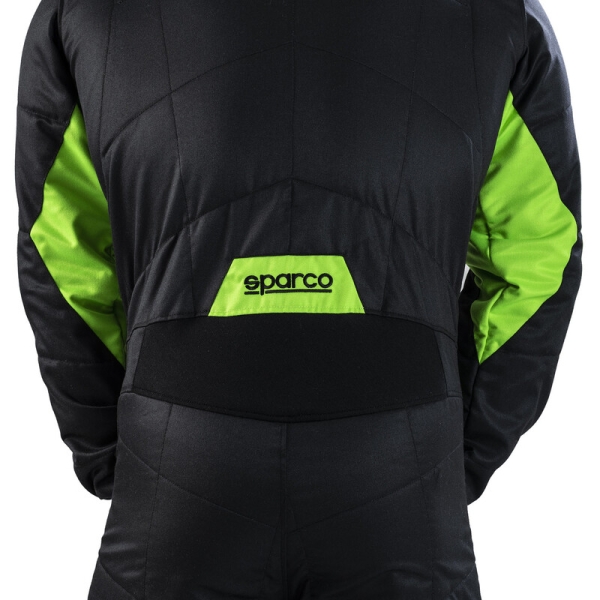Sparco Sprint Racing Suit Black & Green FIA