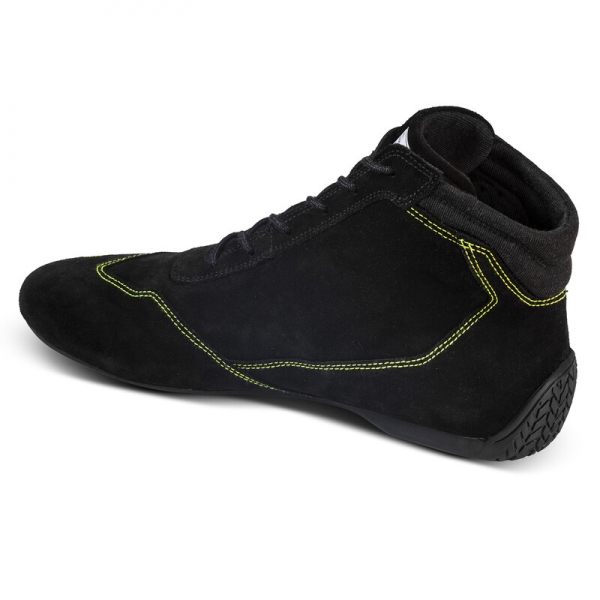 Sparco Slalom Shoes - Black Yellow