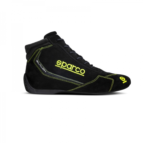 Sparco Slalom Shoes - Black Yellow