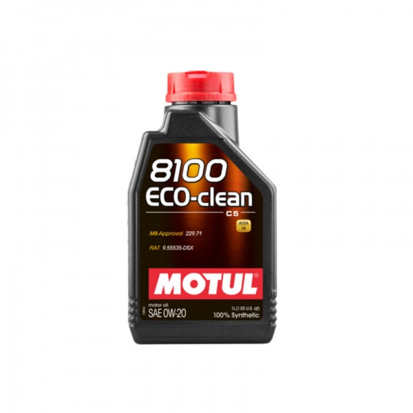 Motul 8100 Eco-Clean 0W20 Motor Öl (Alfa Romeo, Fiat, Mercedes) 1L