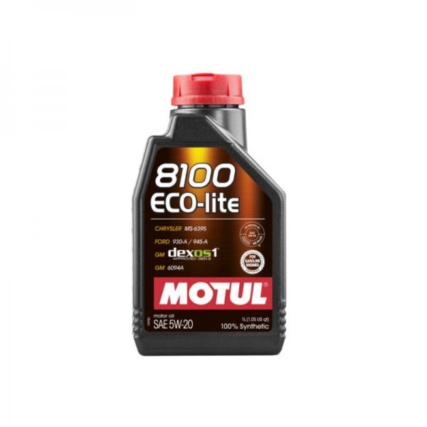 Motul 8100 Eco-Lite 5W20 Motor Öl (Ford, Chevrolet, Opel, GM...) 1L