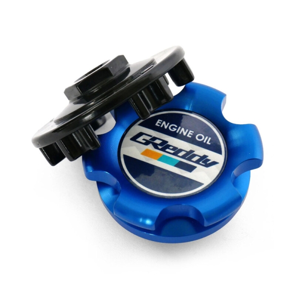 GReddy Oil Cap Type 4 Ø33.7 Blue Mazda