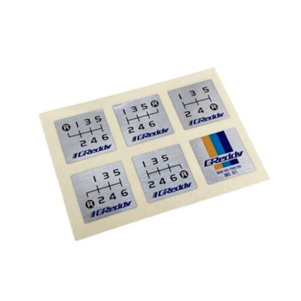 GReddy 6 Gang Schalt Schema Sticker