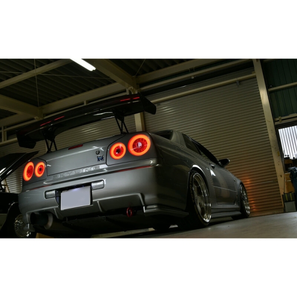 Nissan Skyline R34 Taillights V2 LED Style - 78Works