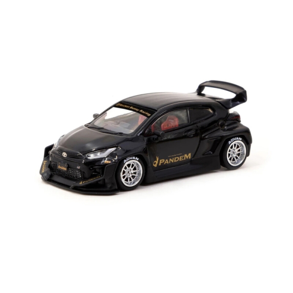 1/64 Pandem Toyota GR Yaris Schwarz - Tarmac