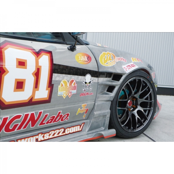 Origin Labo Nissan 200SX S13 +75mm Front Fenders