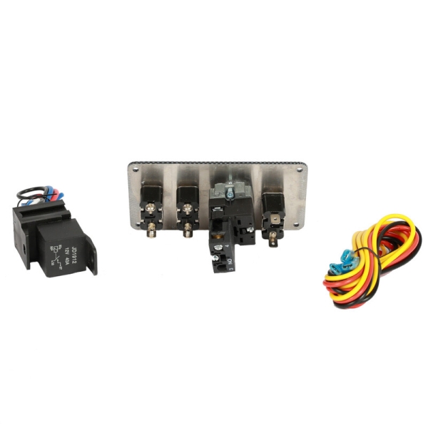Ignition Switch Panel 3 Switches + 1 Button