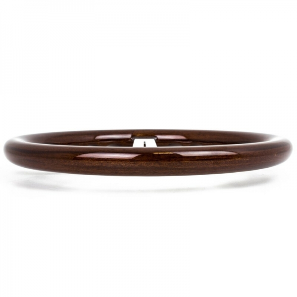 Nardi Classic ND33 Steering Wheel, Wood, Chrome Spokes, 40 mm Dish