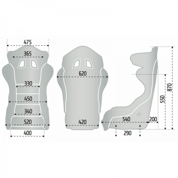 Sparco ADV XT Carbon Bucket Seat (FIA)