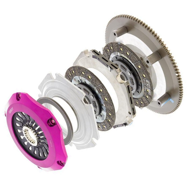 Exedy Mitsubishi Lancer Evo 10 X Hyper Organic Twin Clutch and Flywheel Kit