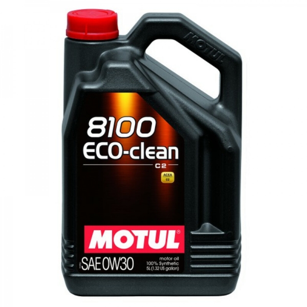 Motul 8100 Eco Clean C2 0W30 Motor Öl (Ford, Fiat & FAP Honda, Toyota, Subaru, Suzuki) 5L