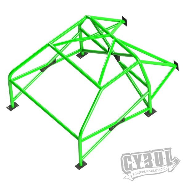 Cybul Nissan Silvia 200SX S14 V4 Multipoint Weld In Roll Cage