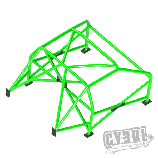 Cybul Nissan Silvia 200SX S14 V4 Multipoint Weld In Roll Cage
