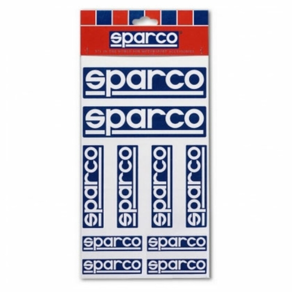 Sparco Logo Sticker Sheet Set A4 10 Stück