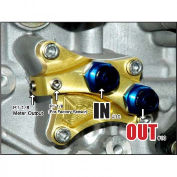Öl Block Adapter für Nissan SR20DE(T)