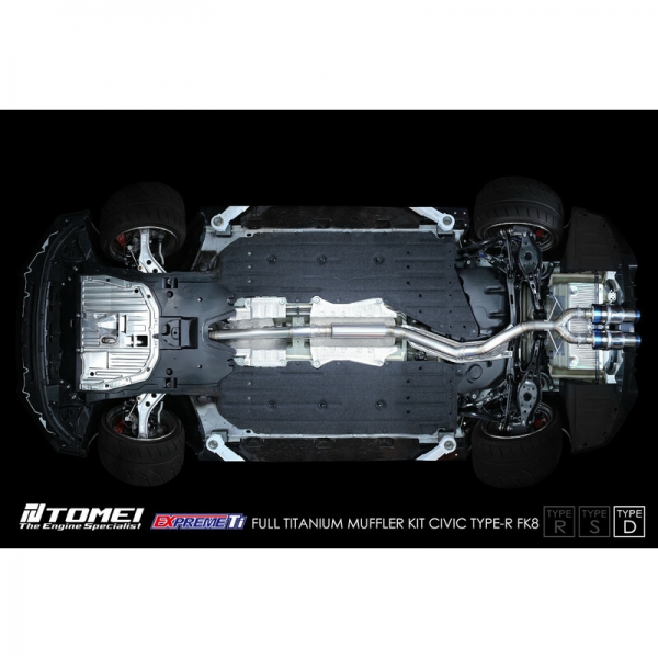 Tomei Expreme Ti Type-D Catback System Honda Civic Type R FK8