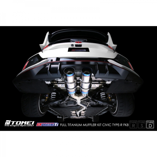 Tomei Expreme Ti Type-D Catback System Honda Civic Type R FK8