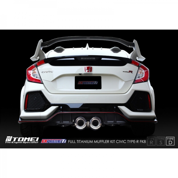 Tomei Expreme Ti Type-D Catback System Honda Civic Type R FK8