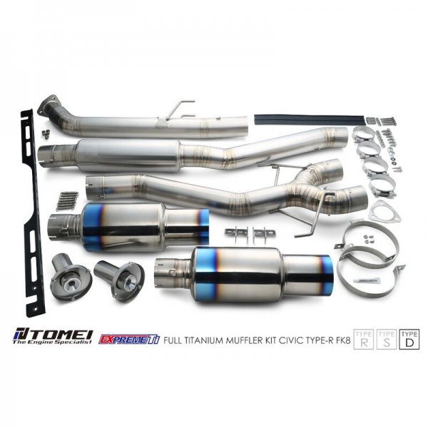 Tomei Expreme Ti Type-D Catback System Honda Civic Type R FK8