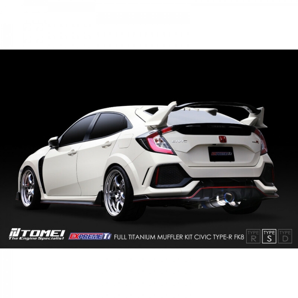 Tomei Expreme Ti Type-S Catback System Honda Civic Type R FK8