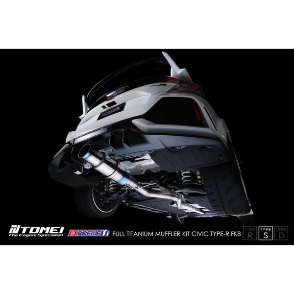 Tomei Expreme Ti Type-S Catback System Honda Civic Type R FK8