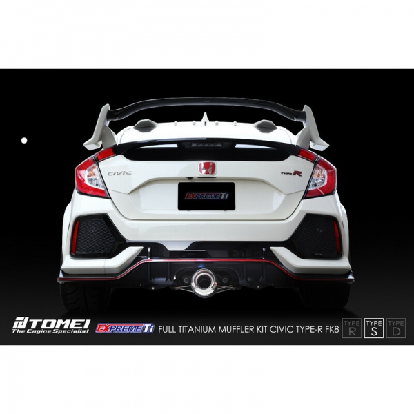 Tomei Expreme Ti Type-S Catback System Honda Civic Type R FK8
