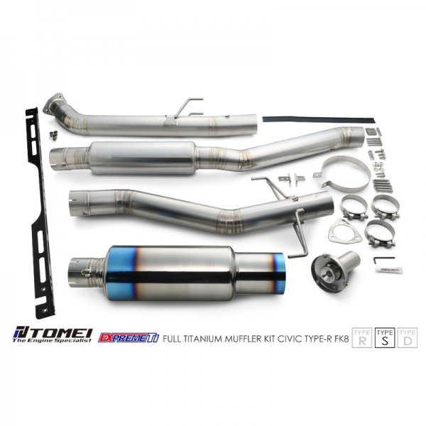 Tomei Expreme Ti Type-S Catback System Honda Civic Type R FK8