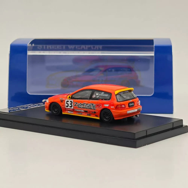 1/64 Honda Civic EG6 Zerofighter Orange - Street Weapon