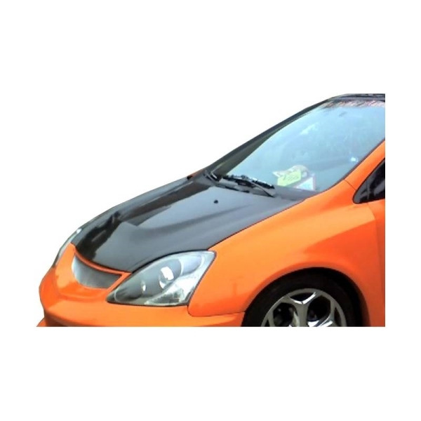 Honda Civic 03-05 Carbon Bonnet Hood with Inlet