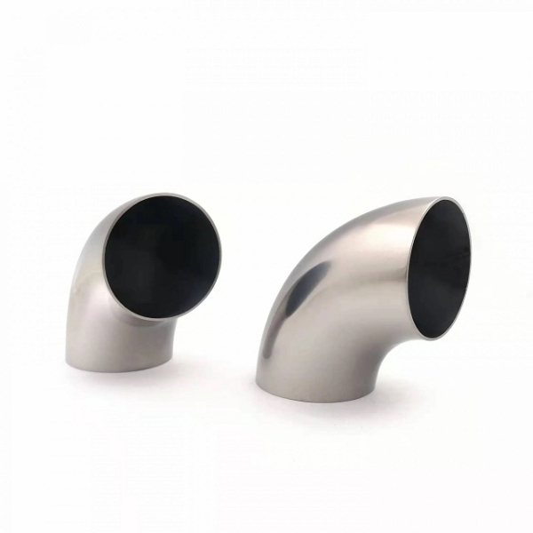 Titanium 90° 38mm - 125mm / 1,75" - 5" DIY Exhaust Pipes Elbow Bend - Rison