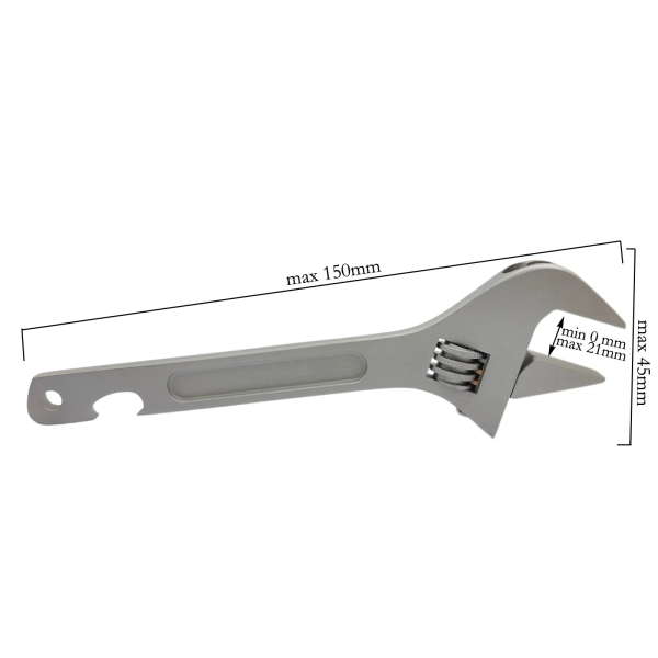 Titanium Verstellbarer Schlüssel 150mm - Rison