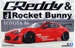 1/24 Aoshima Toyota GT86 Greddy Rocket Bunny Modellbausatz