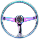 NRG Innovations Steering Wheel Matsuri Klar - Neo Chrome 350mm Acryl