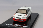 1/64 Hobby Japan Mitsubishi Lancer Evolution VII GSR RALLIART Scortia White