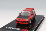 1/64 Hobby Japan Honda Civic AT Late Version JDM Street Racer Rot