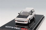 1/64 Hobby Japan Honda Civic AT Late Version JDM Street Racer Weiß