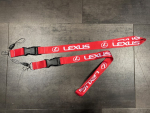 Lexus Schlüsselband Lanyard Rot 56cm