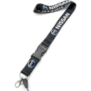 Nissan Schlüsselband Lanyard Schwarz 56cm