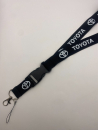 Toyota Schlüsselband Lanyard Schwarz 56cm