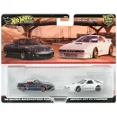 1/64 ´04 Mazda Mazdaspeed Miata / Mazda RX7 FC Pandem 2-Pack - Hot Wheels Premium Set