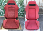 RECARO SR-3 EK9 DC2 Rot Recaro Sitze ABE KBA - Honda Mix Set