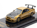 1/64 INNO64 Nissan Skyline GT-R R34 Top Secret Gold