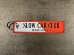 Key Strap Slow Car Club Weiß Rot