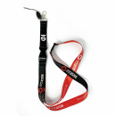 Sparco Gaming Schlüsselband Schwarz Rot 56cm